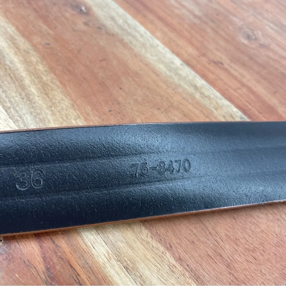 Johnston and Murphy Brown‎ Leather Belt Sz 36
